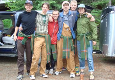 Campers: Alexander Hamer, Andrew Johnson, Peter LaFave, Peter Murray, Alexander Whitman.