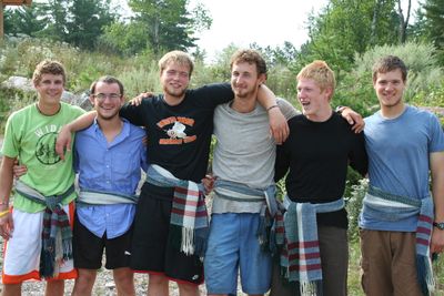 Campers: Jonathan Bruns, Jake Cahill, Mike Haberman, Leif Vandersteen, Adrian Wackett.