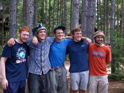 Campers: Ben Stoddart, Nathaniel Trainor-Sample, Will Erickson, Jimmy Hartnett.